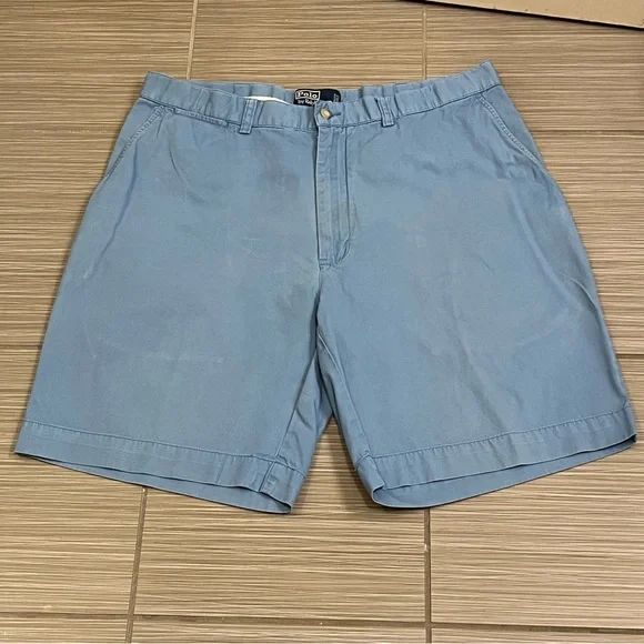 Polo Ralph Lauren Shorts blue classic 36 cotton - Picture 2 of 6